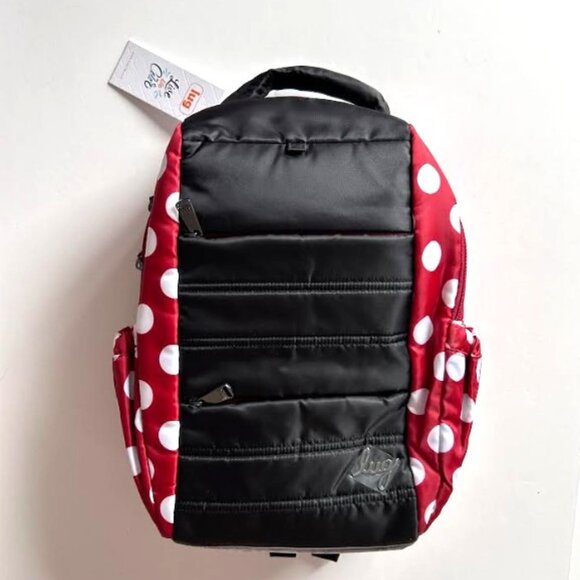 Lug Hopper Backpack Crimson Large Dot Disney Minnie Mouse Polka Dots main image 7